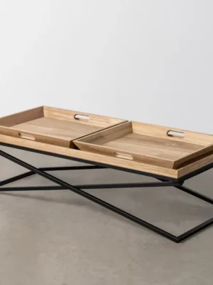 TABLE BASSE 2 plateaux