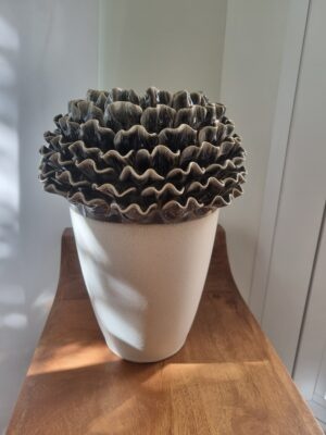Vase céramique finition main